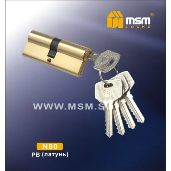 Цилиндр MSM N80 mm 40/40-3