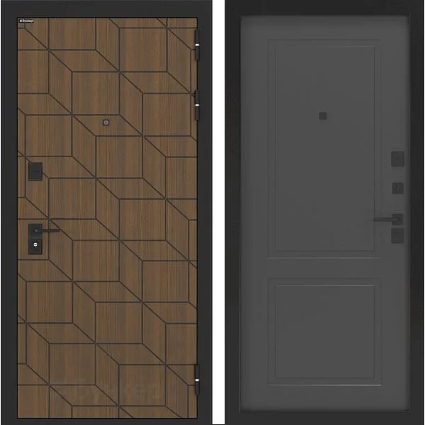 Входная дверь BN-03 с панелью ФЛ-609 Графит софт